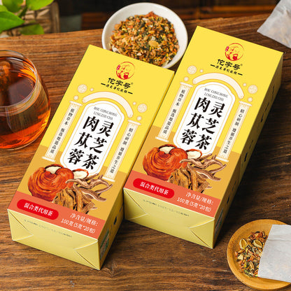 Health Herbal Tea-Cistanche Deserticola, Ganoderma Lucidum, Camellia - 100g