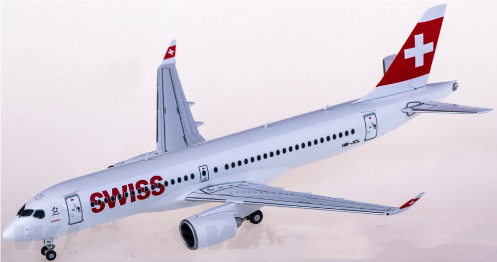 1:200 Herpa Swiss AIRBUS A220-300 Passenger Airplane Diecast Aircraft Model