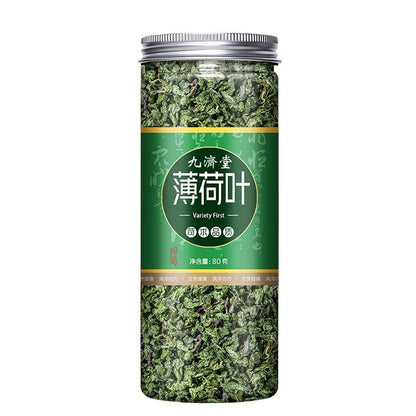 Fresh Dried Mint Tea - Canned Mint Leaves. Mint Leaf Tea. Edible Refreshing.