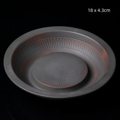 Purple Pottery Pot Bearing Water Storage Kettle Mat Sand Teapot Base Tea Tray
