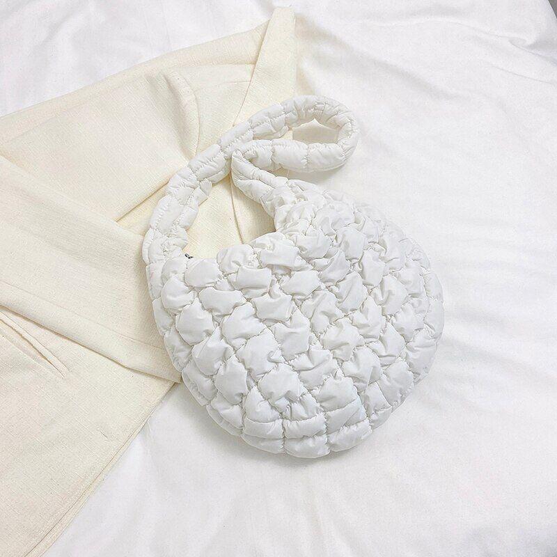 Casual Handbag for Women Cloth Shopper Shopping Bag Fabric Shoulder Side Bag