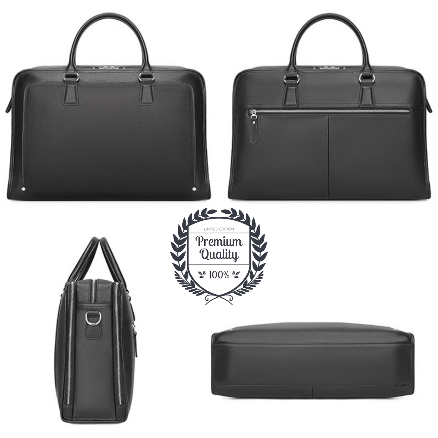 GENUINE LEATHER Luxury Mens Bag Crossbody Shoulder Messenger Designer Handbag