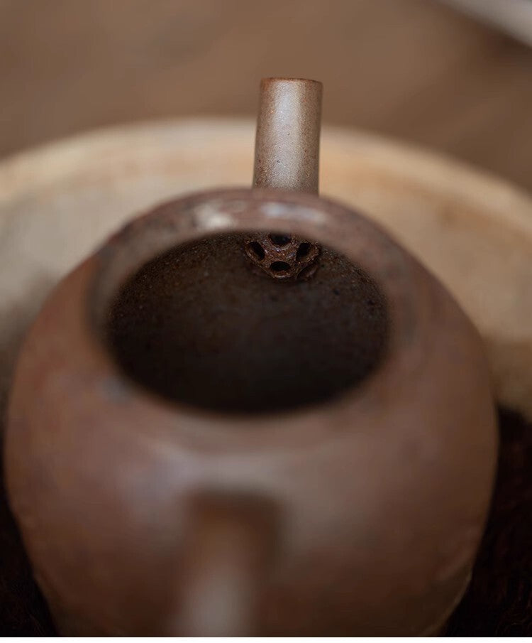 150cc chinese Yixing Handmade Zisha teapot old Duan Clay BiWen Hu Gongfu Tea Pot