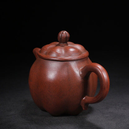 l-0Chinese Yixing Zisha Clay Handmade Exquisite Teapot （凌花 底款：邵友廷）