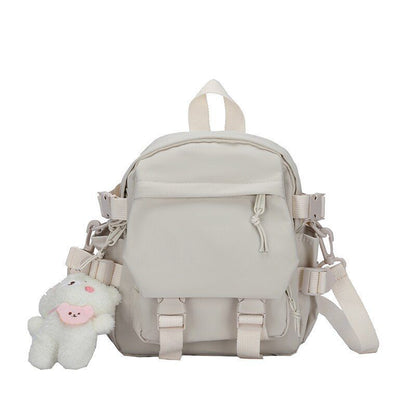 Mini Backpack Shoulder Bag Small Traveling School Bag 22*7*26CM Polyester Oxford