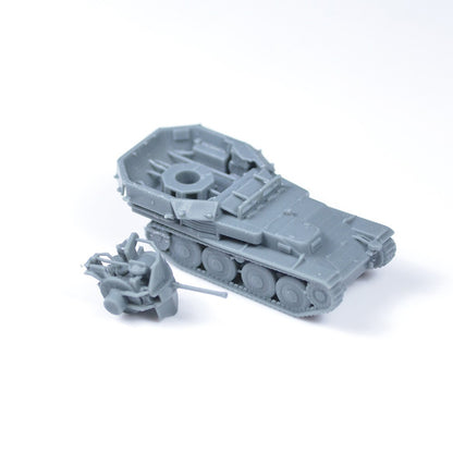 1/160 N SCALE Railway Military Model Kit German 38T Sd.Kfz.140 Flakpanzer Tank