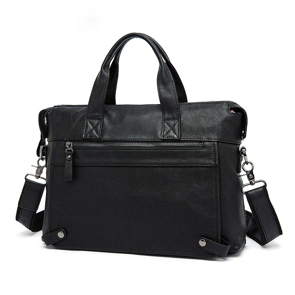 Shoulder Bag Messenger Crossbody Bags Men's PU Leather Handbag Briefcase Laptop