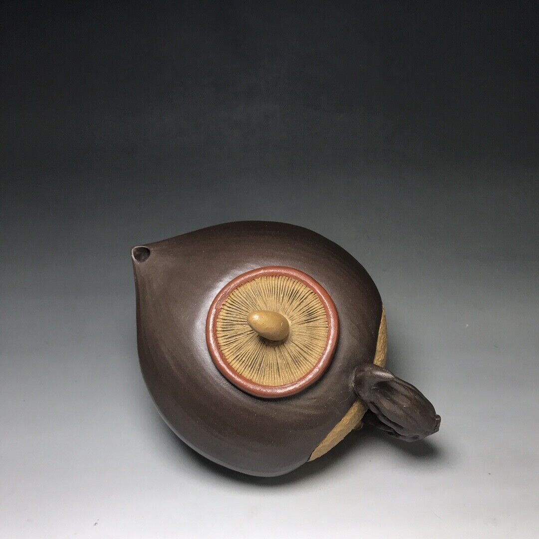 Chinese Yixing Zisha Clay Handmade Exquisite Teapot （百果壶 底款：陈鸣远）