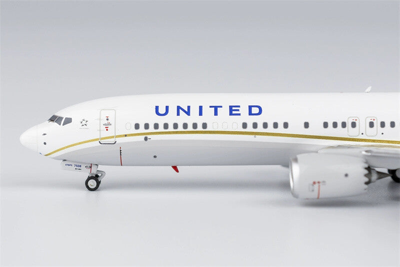 NG Model for United Airlines for Boeing B737 MAX9 N37508 1/400 Aircraft Model
