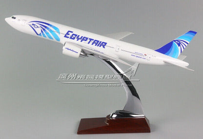 31CM EGYPT AIR BOEING 777 SU-GBR Passenger Airplane Resin Aircraft Plane Model