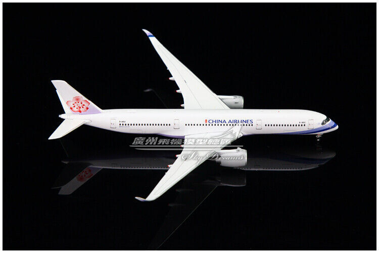 1:400 JC Wings CHINA AIRLINES AIRBUS A350-900 Passenger Airplane Diecast Model