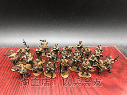 HB11 1/72 Modern U.S. Army Camouflage Soldiers Handpainted Model 20pc