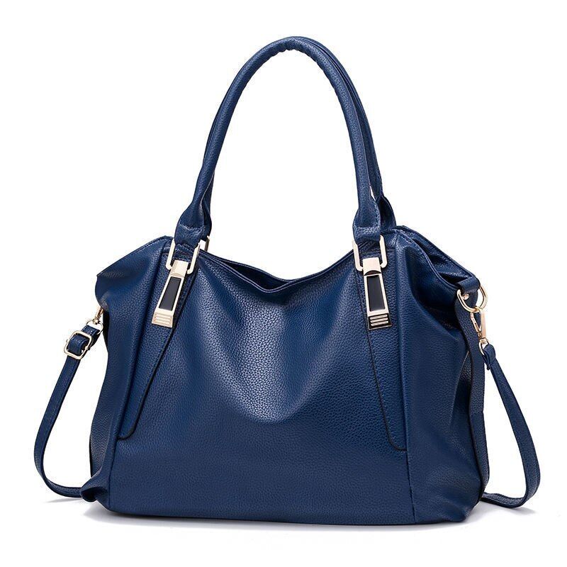 Ladies Leather Hobo Handbag Tote Shoulder Bag Slouchy Soft PU Bag Designer