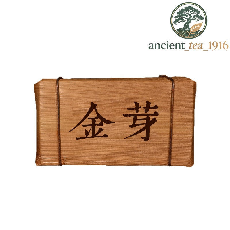 95g Yunnan Menghai Royal Court Jinya Pu'er Ripe Tea Brick