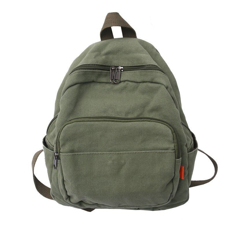Canvas Women Small Backpack Vintage School Mini Bag Accessories 27*12*26 CM 1 PC