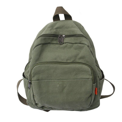 Canvas Women Small Backpack Vintage School Mini Bag Accessories 27*12*26 CM 1 PC