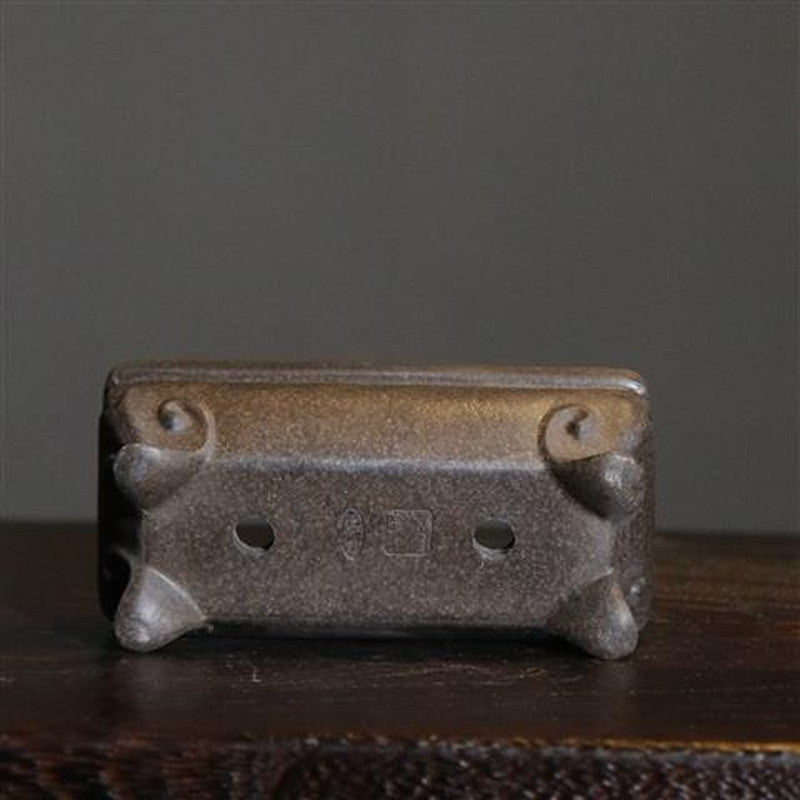 4.8" Classical Purple Sand Bonsai Pot Mini Desktop Plant Succulent Flowerpot New