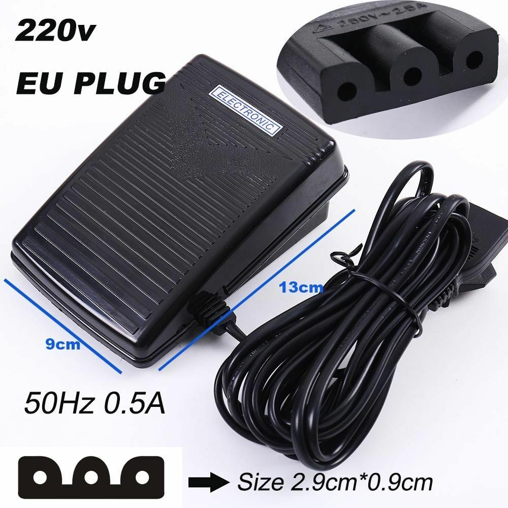 Sewing Machine Foot Pedal Speed Adjust Controller Motor Accessories Power Switch