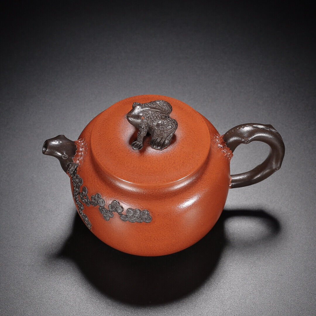 Chinese Yixing Zisha Clay Handmade Exquisite Teapot（纳财 底款：蒋蓉）