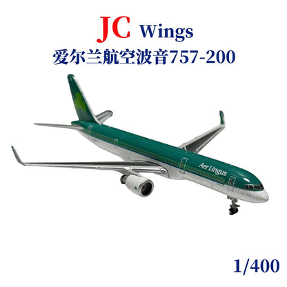 1:400 JC Wings Aer Lingus Boeing 757-200 Passenger Plane Diecast Aircraft Model
