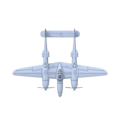 Yao's Studio LYR350234 1/350 Military Model Kit US P-38L-5-LO Lightning Fighter