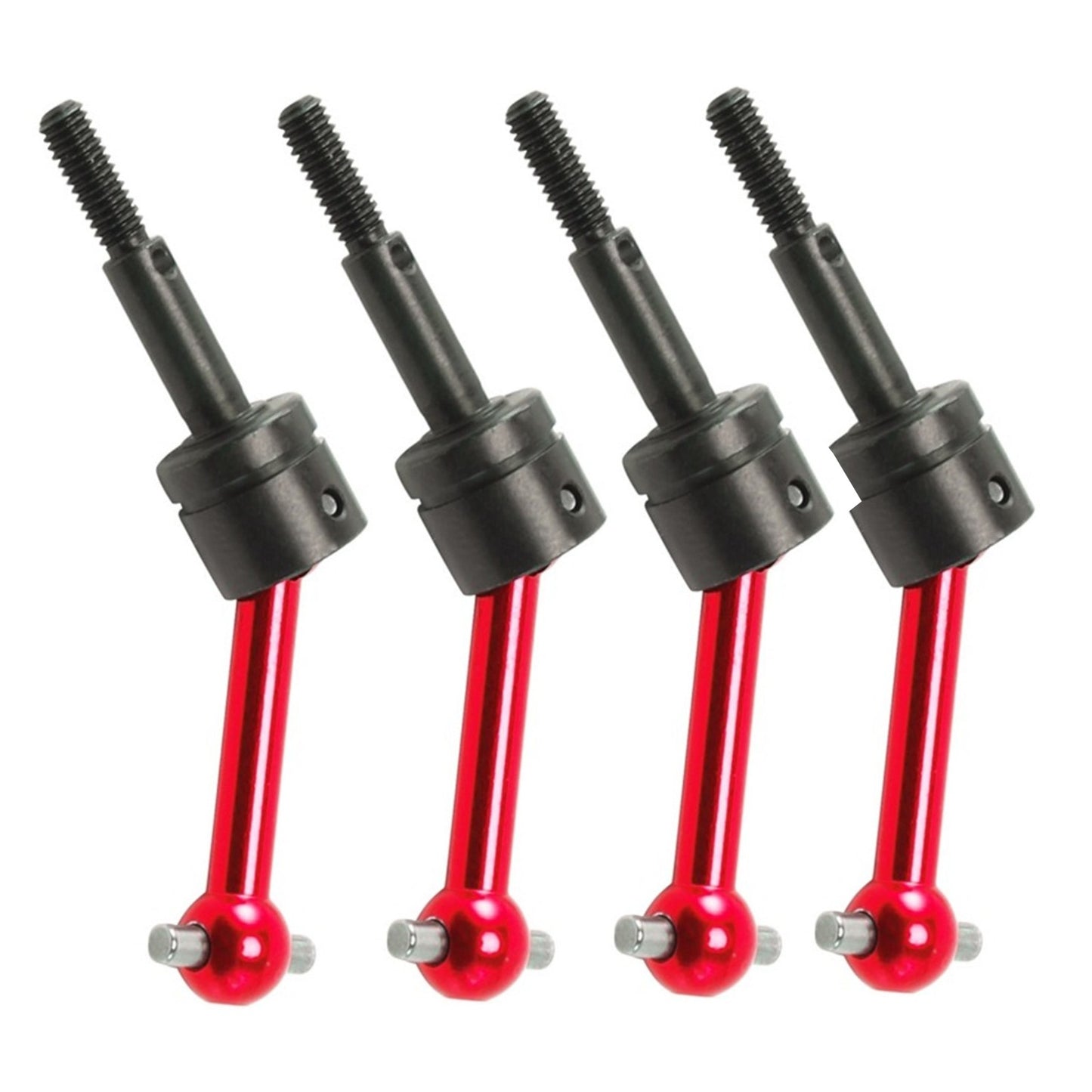 4pcs New Red Aluminum Drive Shaft Set for Tamiya TT-01 TT-02 Type RC Car A