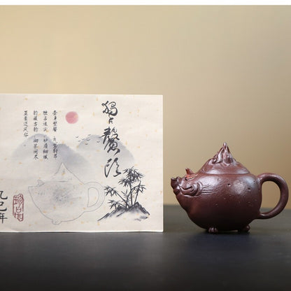 Handmade Tea Pot Real Yixing Zisha Purple Grit Pot Chinese Original Ore Zini Pot