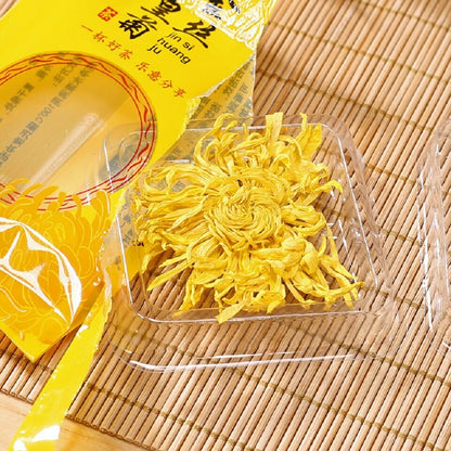 Premium Chrysanthemum Tea Gold Silk Healthy Flower Floral Herbal Tea 100 Pcs