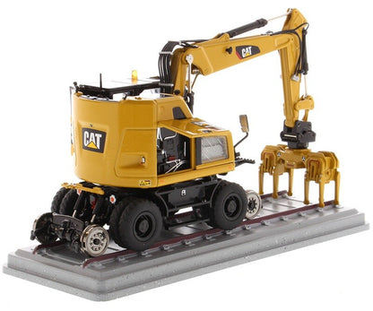 1:50 DM M323F Railroad Wheeled Excavator Construction Machine Diecast Model