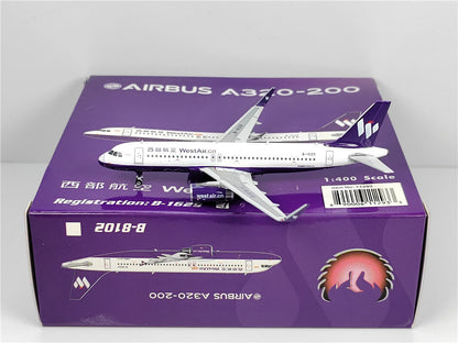 1:400 Phoenix WestAir AIRBUS A320 Airplane Diecast Aircraft Plane Model
