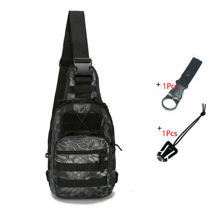 Outdoor Military Shoulder Bag Camping Hunting Daypack Sport Camouflage Backpack