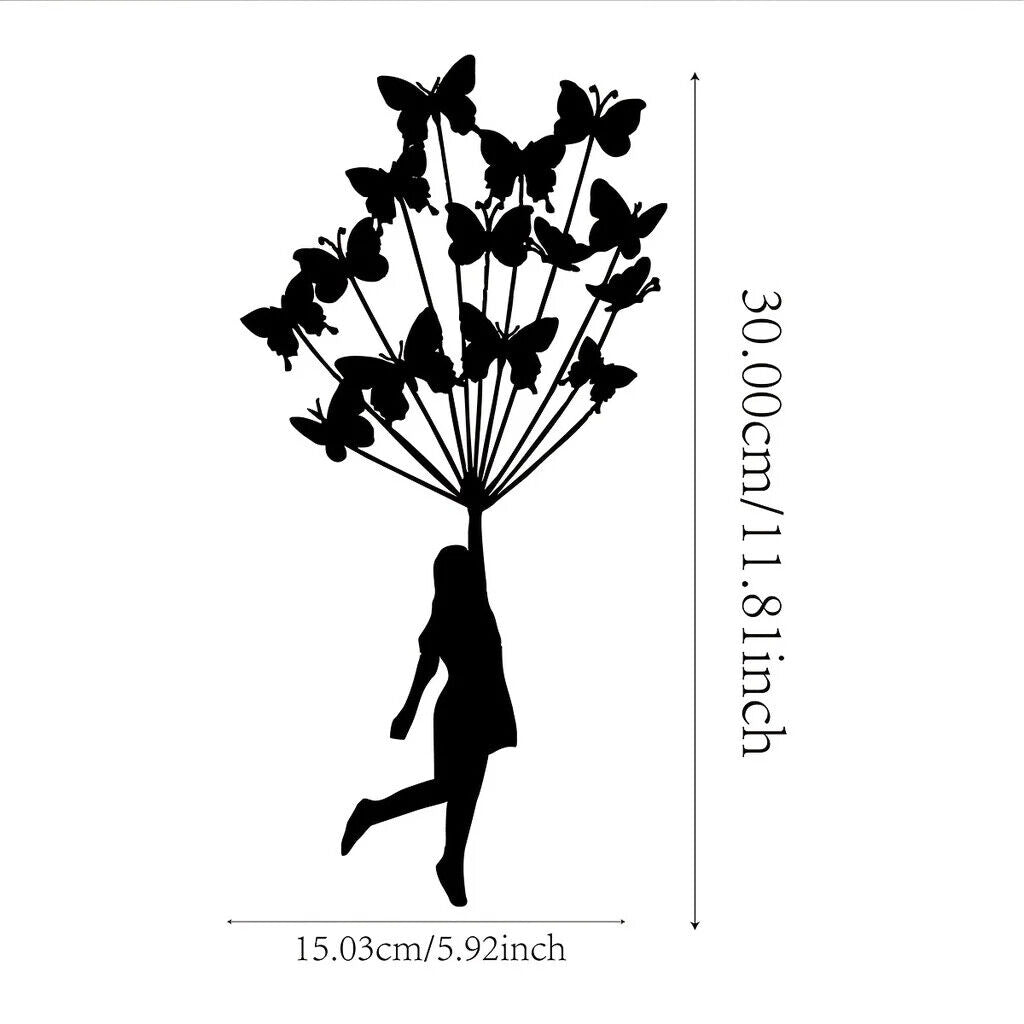 1pc Butterfly Theme Decor, Wall Art Decorations, Indoor Living Room Classic Room