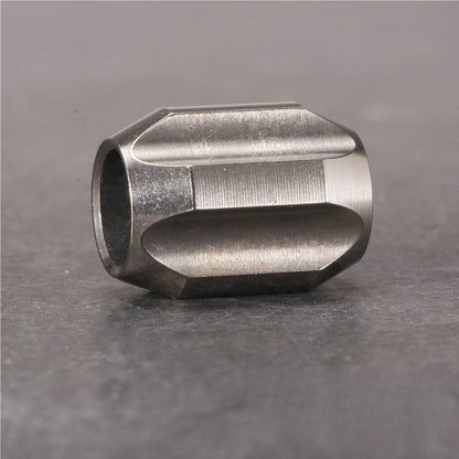 Titanium Alloy Knife Lanyard Bead Paracord Bracelet Bead Necklace Pendant DIY