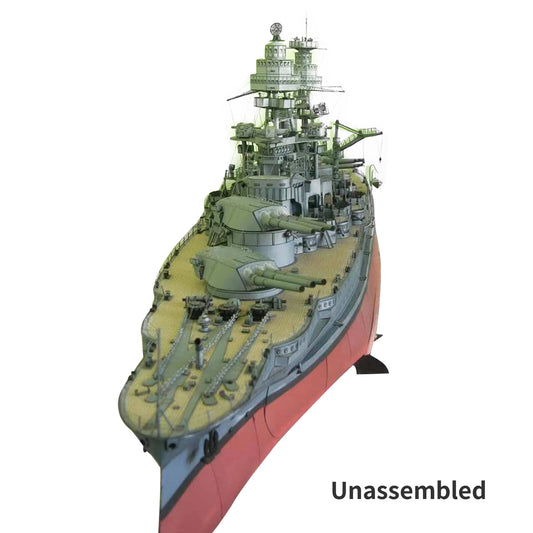 1/250 US NAVY USS Arizona BB-39 Battleship Paper Model Military Ship Sciene DIY