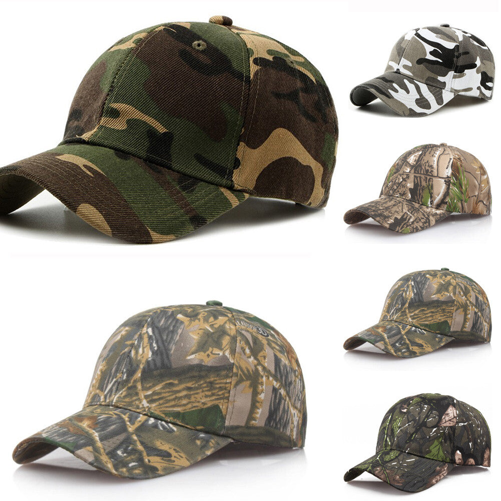 Outdoor Sunscreen Camouflage Hat Cap Baseball Golf Ball Sports Women Men Caps