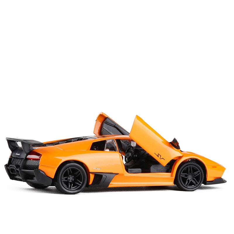 1/36 Scale Lamborghini Murcielago LP670-4 SV Model Car Diecast Toy Cars Orange