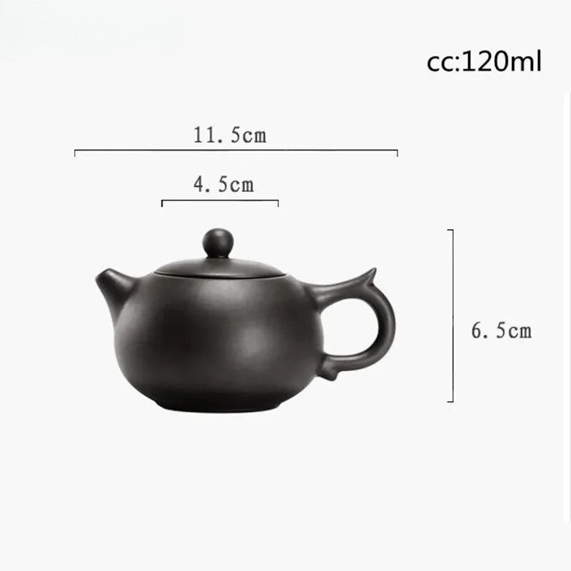 Chinese Yixing Purple Clay Tea Pot Hand Made Tea Set Xishi Teapot Gifts 120ml