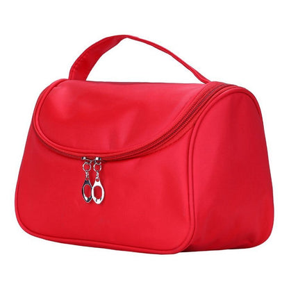 Nylon Fabric Storage Bag Wash Makeup Case Large Cosmetic Purse 14*22*14CM Travel