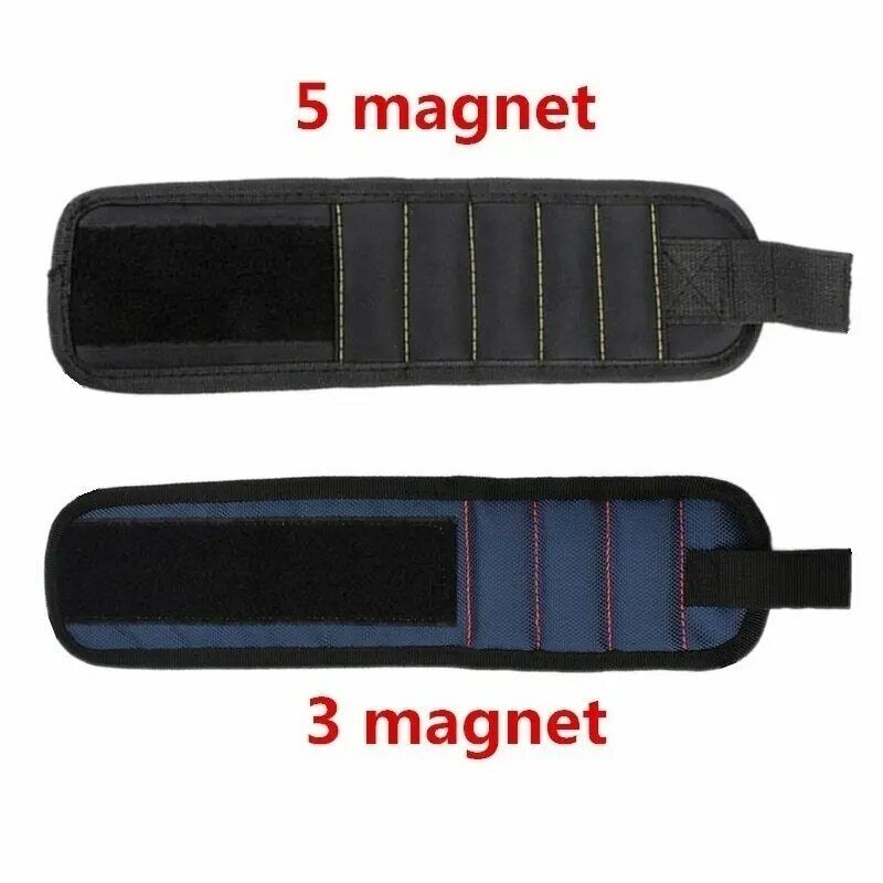 Strong Magnetic Wristband Tool Bags Screw Nail Nut Bolt Drill Storage Portable