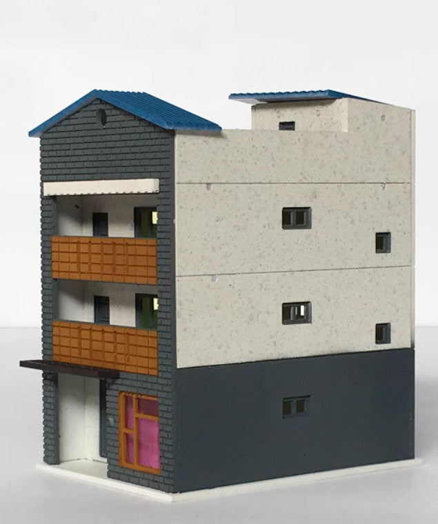 1:150 N Scale Railway Scene Japanese Buildings Model Kits Assembly Toys