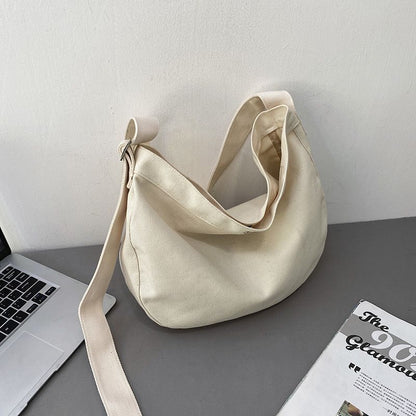 Canvas Shoulder Bag Large Shopping Bags Crossbody Purse Messenger Bag 41*7*30 CM