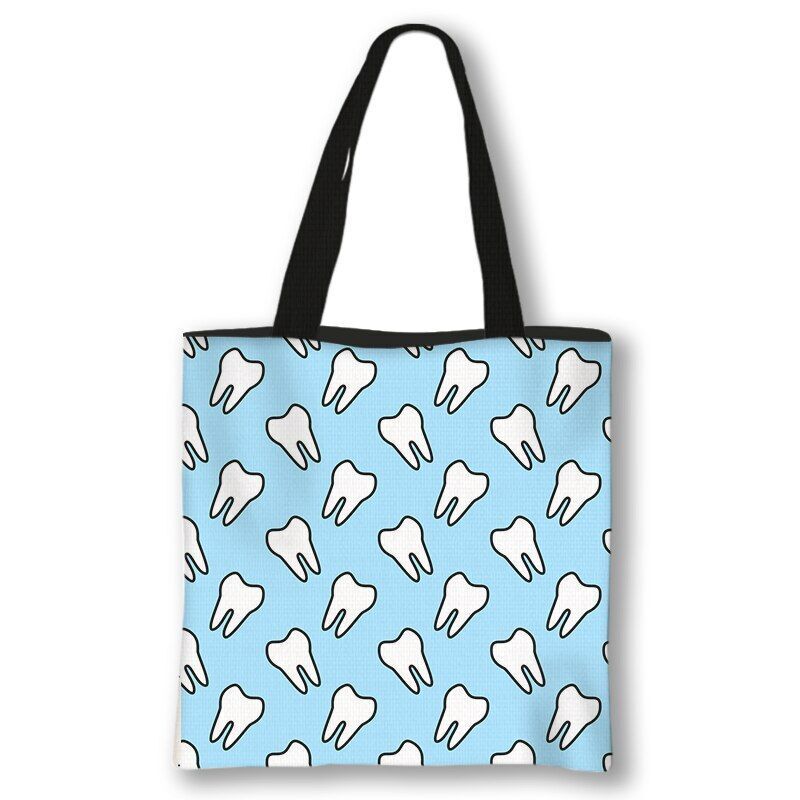 Handbag Casual Tote Bag Shoulder Purse Travelling Storage Pouch Polyester Print