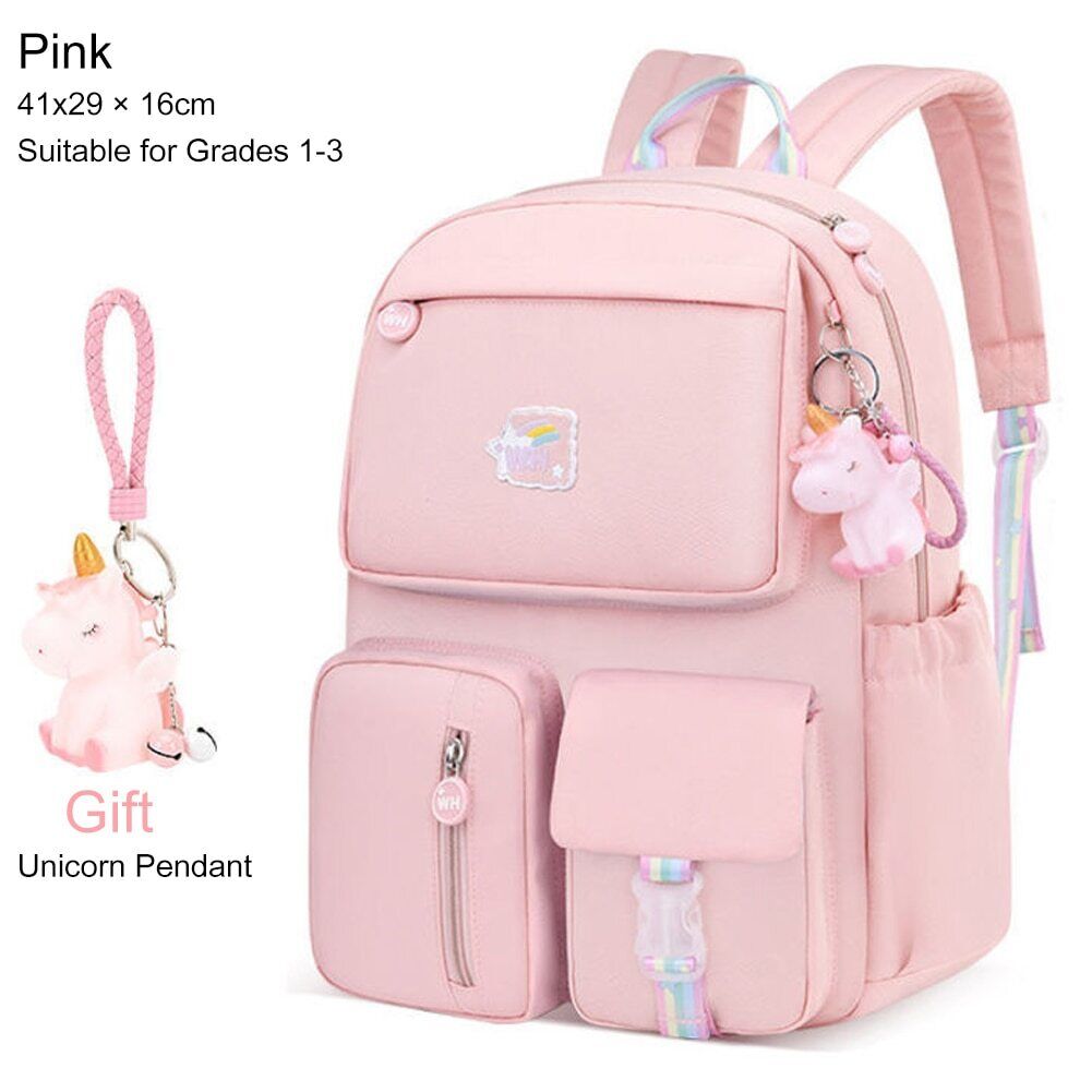 High School Girls Backpack School Bags Girls Pockets Women Backpack Book Bag