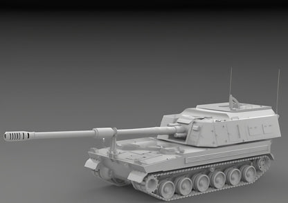 3D Printing 1/72 South Korean K9A2 artillery tank Unpainted