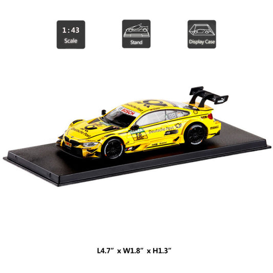 1/43 2017 BMW M4 DTM Model Car Metal Diecast Toy Vehicle Collectible Timo Glock