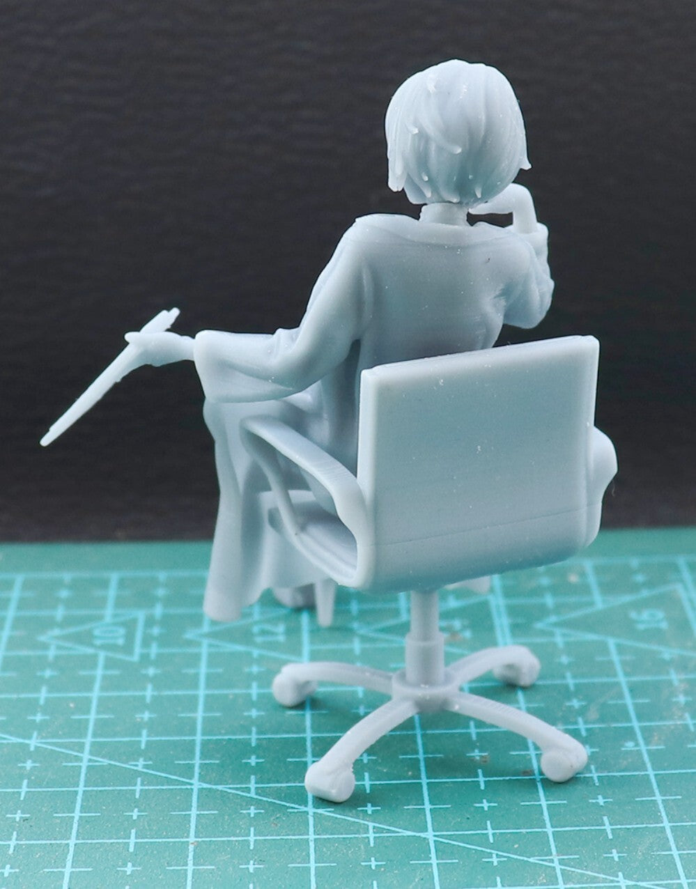 1/24 resin figures model Fantasy Japanese anime female nurse 3D print Unpainted
