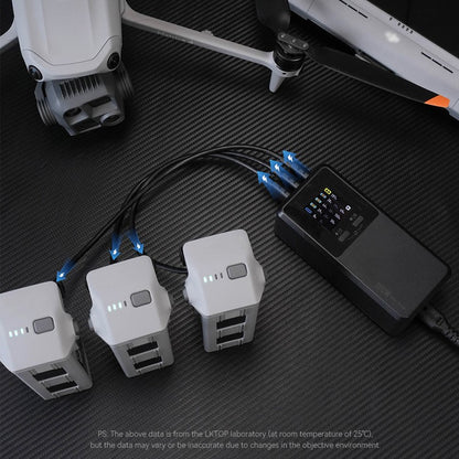 LKTOP 3-Channel Fast Charger for DJI Matrice 4 – 200W Triple Battery Charging