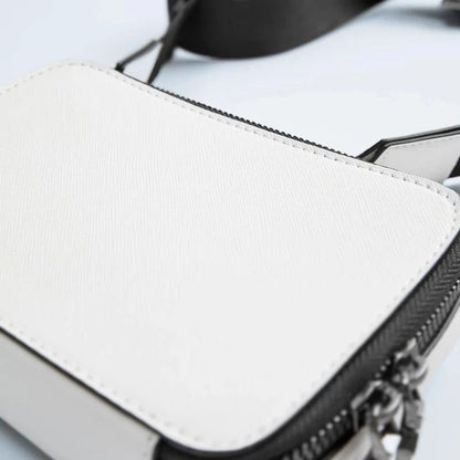 Casual Bag Shoulder Crossbody Fashion Leather Wide Shoulder Strap Messenger Bags