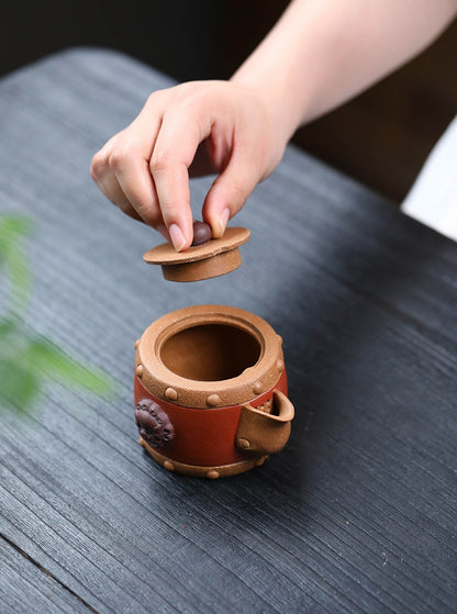 170cc chinese Yixing Handmade Hu Zisha GaiWan JiangPo Clay tea cup Gongfu tureen