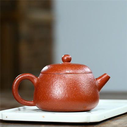 China Yixing Zisha Pottery Handmade Tea Pot Zhu Clay 9 Infuser Holes Teapot